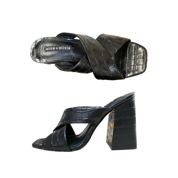 Alice + Olivia Shoes - ✧ Alice + Olivia • Block heel sandals